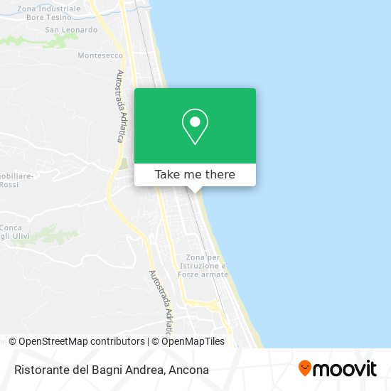 Ristorante del Bagni Andrea map