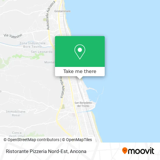 Nord-Est Pizzeria Restaurant map