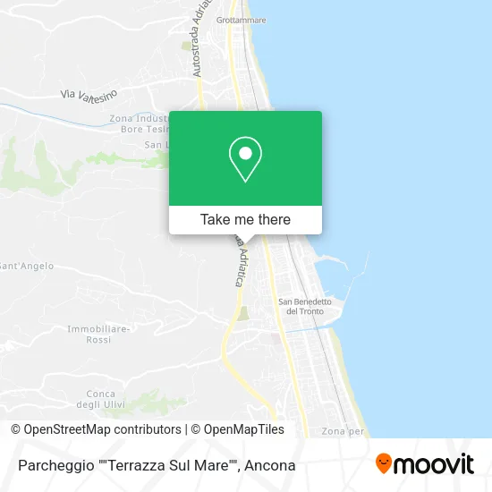 Parcheggio ""Terrazza Sul Mare"" map