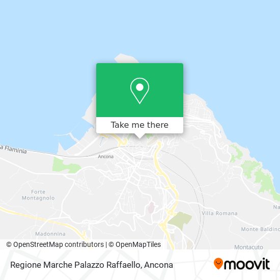 Regione Marche Palazzo Raffaello map