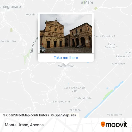 Monte Urano map