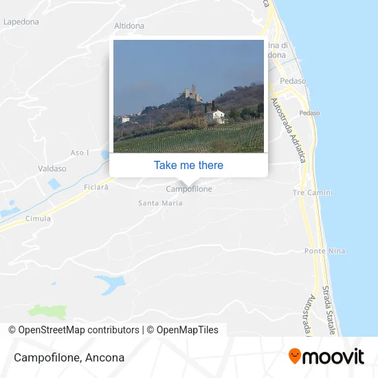 Campofilone map