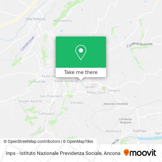 Inps - Istituto Nazionale Previdenza Sociale map