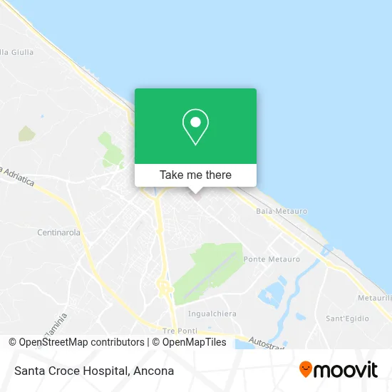 Santa Croce Hospital map