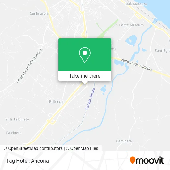 Tag Hotel map