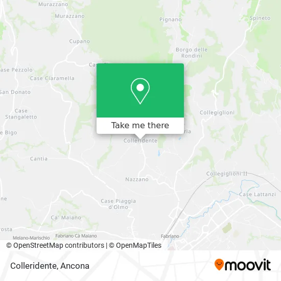 Colleridente map