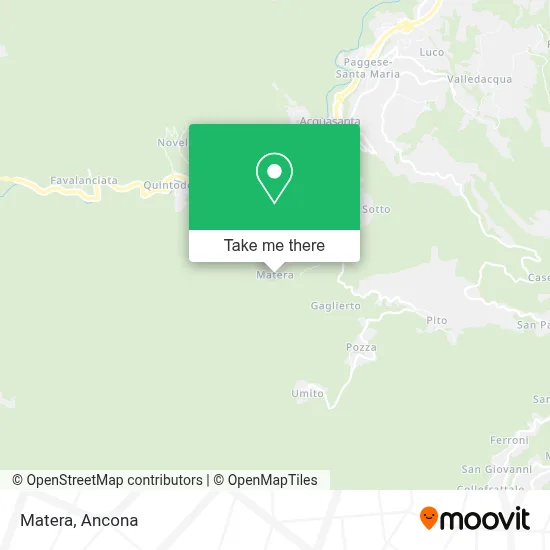 Matera map