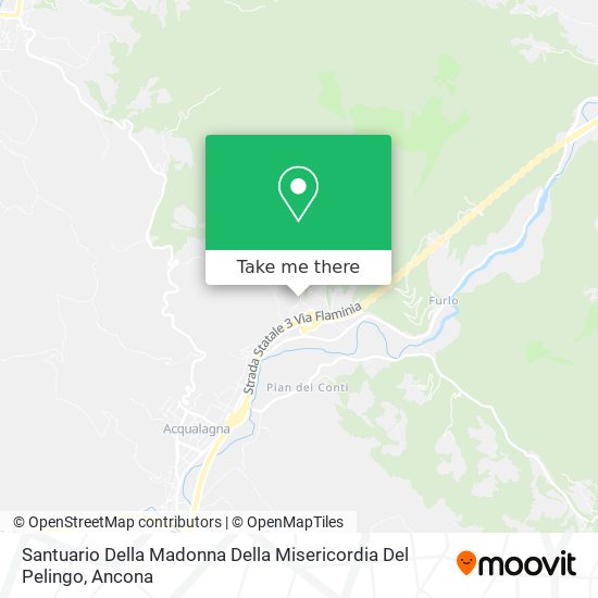 Santuario Della Madonna Della Misericordia Del Pelingo map