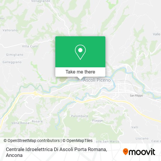 Centrale Idroelettrica Di Ascoli Porta Romana map