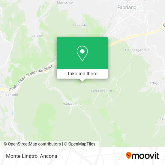 Monte Linatro map