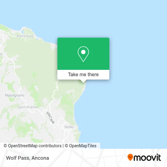 Wolf Pass map