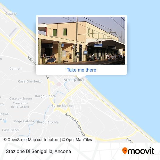 Stazione Di Senigallia map