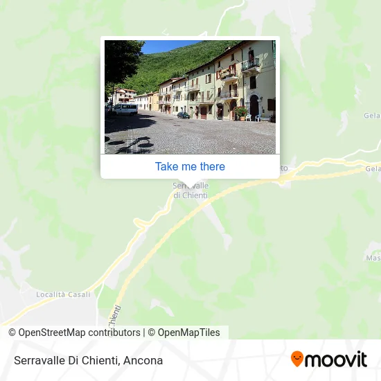 Serravalle Di Chienti map
