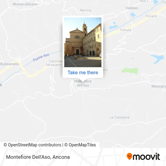 Montefiore Dell'Aso map