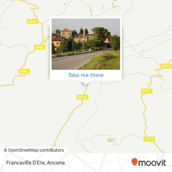 Francavilla D'Ete map