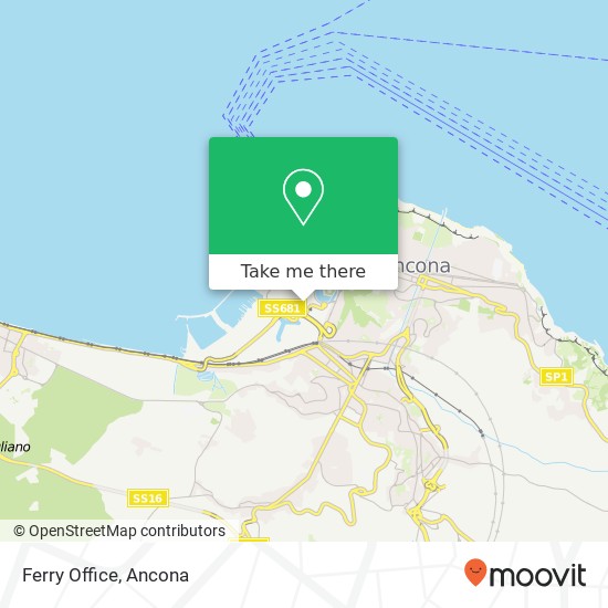 Ferry Office map