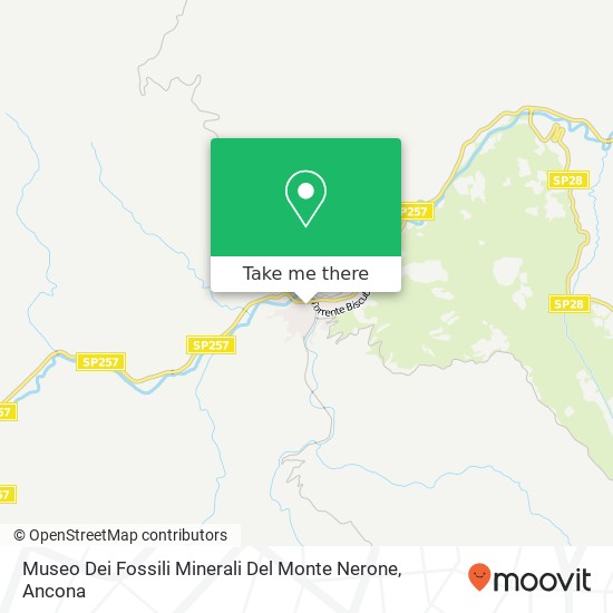 Museo Dei Fossili Minerali Del Monte Nerone map
