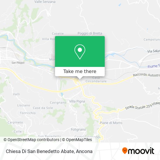 Chiesa Di San Benedetto Abate map