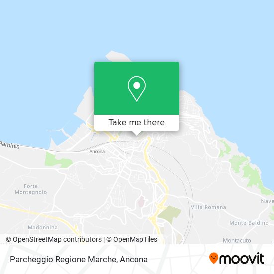Parcheggio Regione Marche map