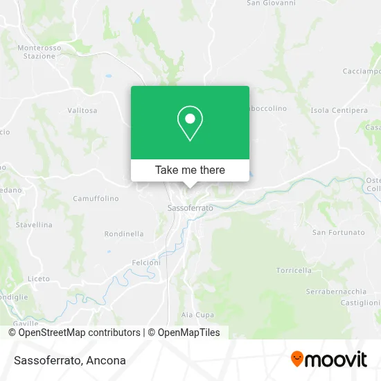 Sassoferrato map