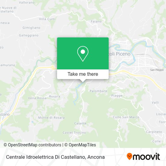 Centrale Idroelettrica Di Castellano map