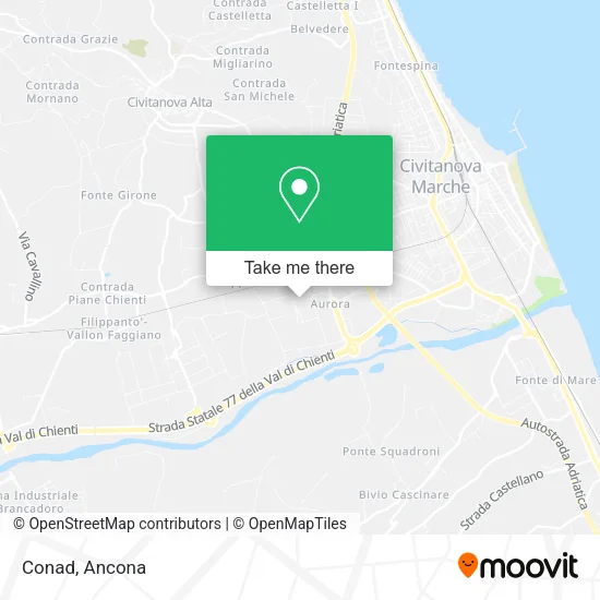 Conad map
