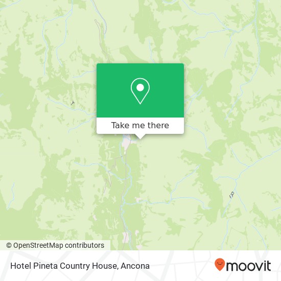 Hotel Pineta Country House map