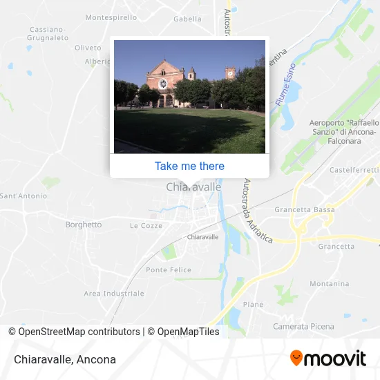 Chiaravalle map