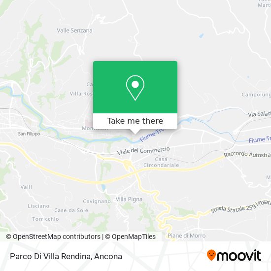 Parco Di Villa Rendina map