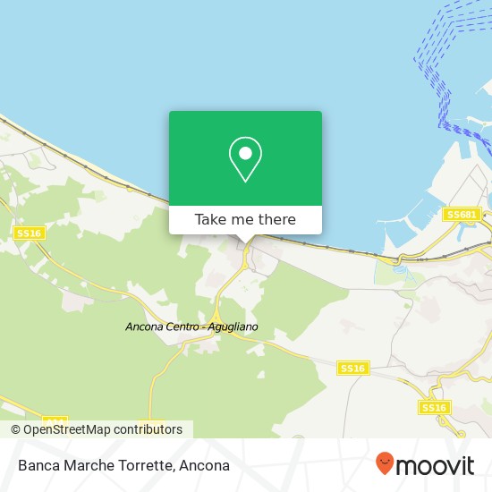 Banca Marche Torrette map