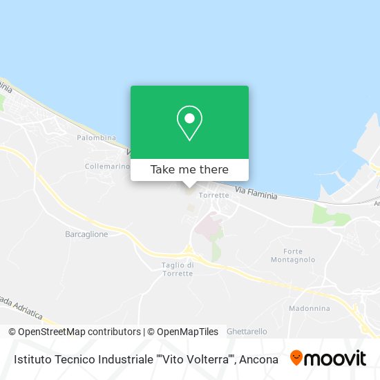 Istituto Tecnico Industriale ""Vito Volterra"" map