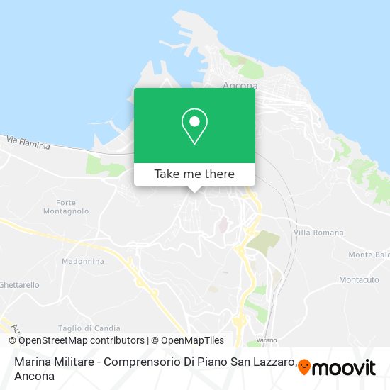 Marina Militare - Comprensorio Di Piano San Lazzaro map