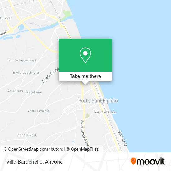 Villa Baruchello map