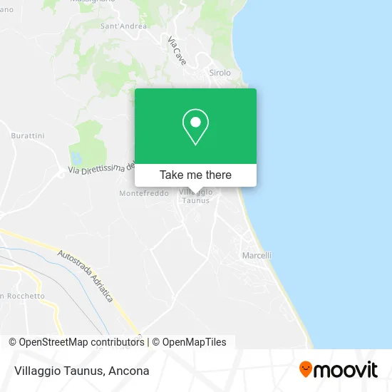 Villaggio Taunus map