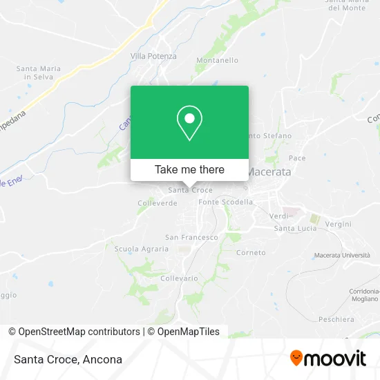 Santa Croce map