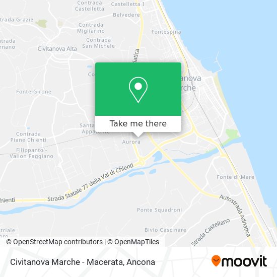 Civitanova Marche - Macerata map