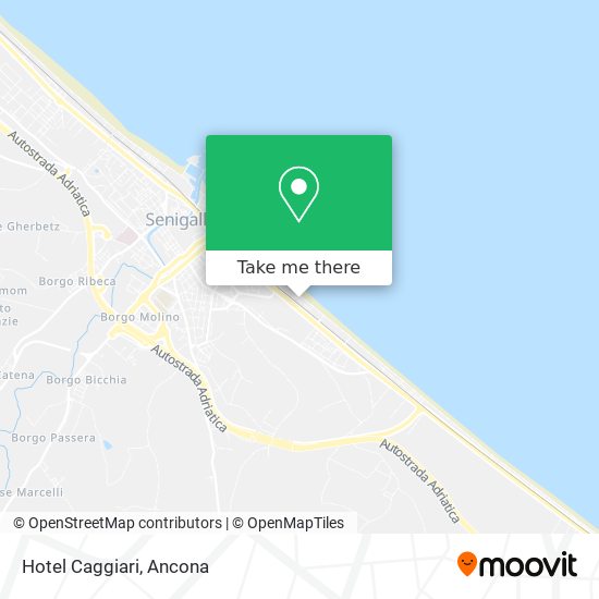 Hotel Caggiari map