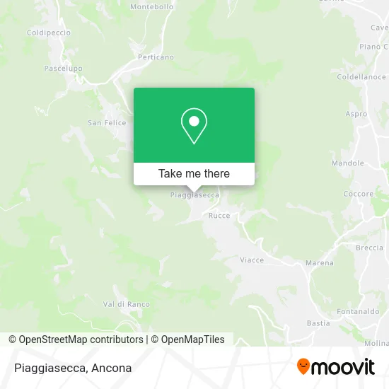 Piaggiasecca map