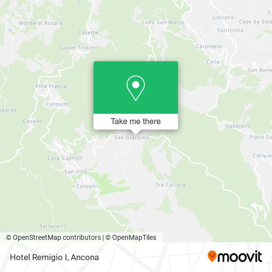 Hotel Remigio I map