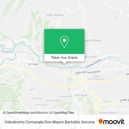 Velodromo Comunale Don Mauro Bartolini map