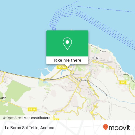 La Barca Sul Tetto map