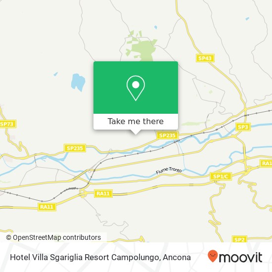 Hotel Villa Sgariglia Resort Campolungo map