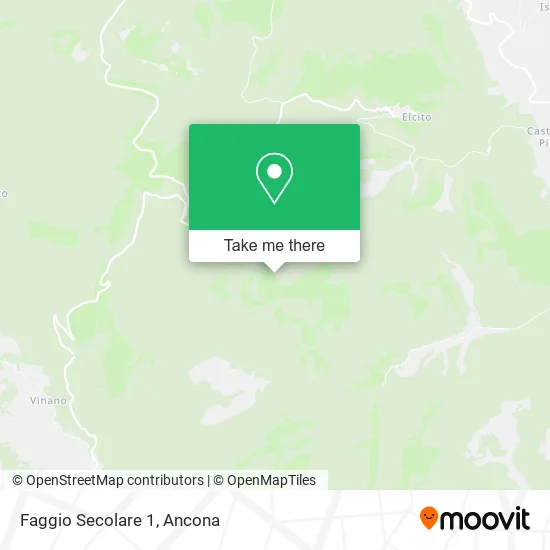 Faggi Secolari map