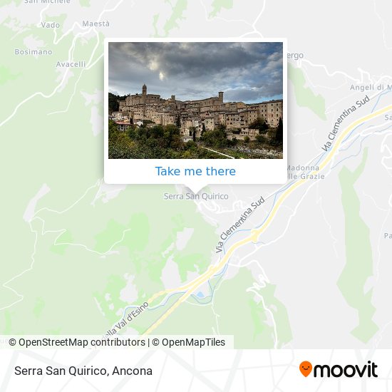 Serra San Quirico map