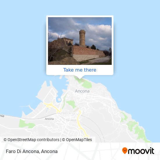 Faro Di Ancona map