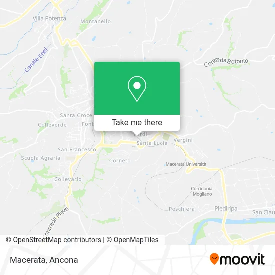 Macerata map