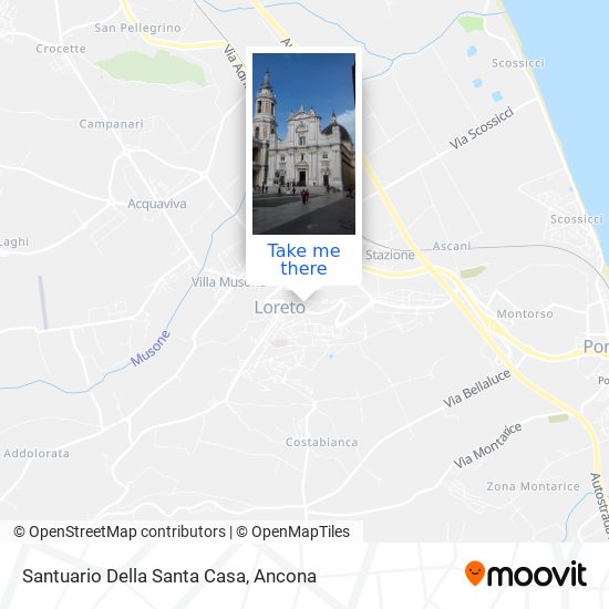 Santuario Della Santa Casa map