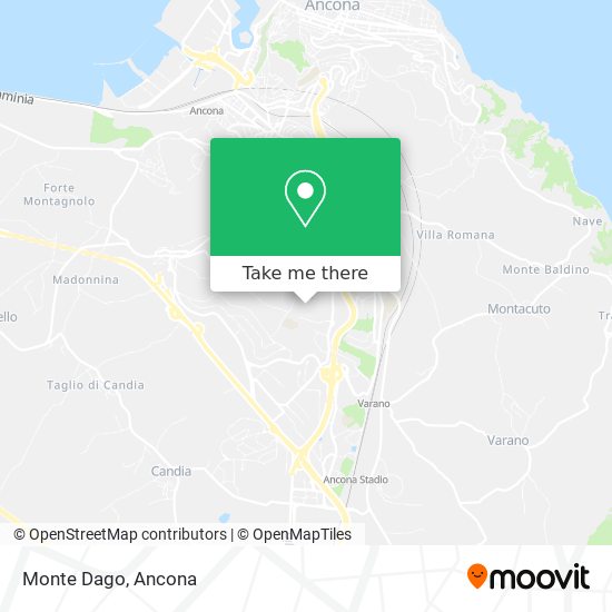 Monte Dago map