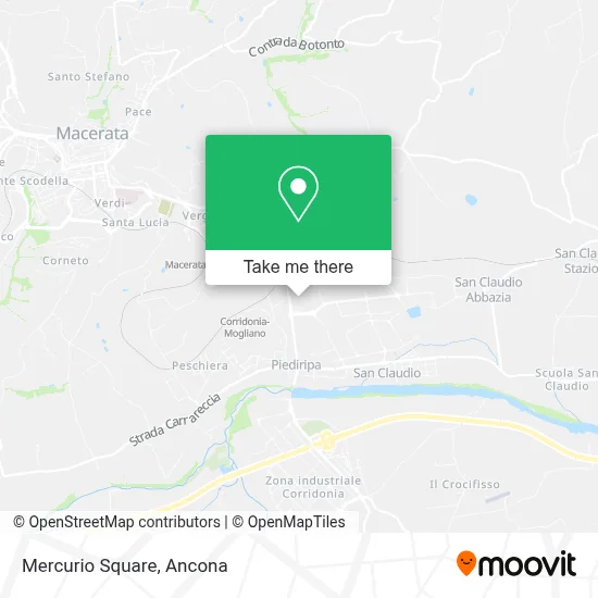 Mercurio Square map