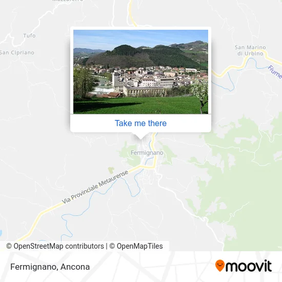 Fermignano map